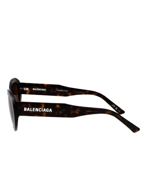 Balenciaga Eyewear oval-frame sunglasses - Brown - zdjęcie produktu nr 2