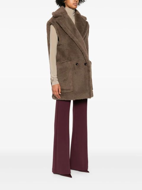 Max Mara Bormida double-breasted gilet - Brown