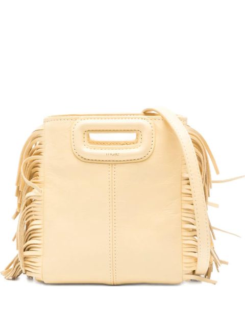 Maje mini M fringe tote bag - Neutrals - zdjęcie produktu nr 1