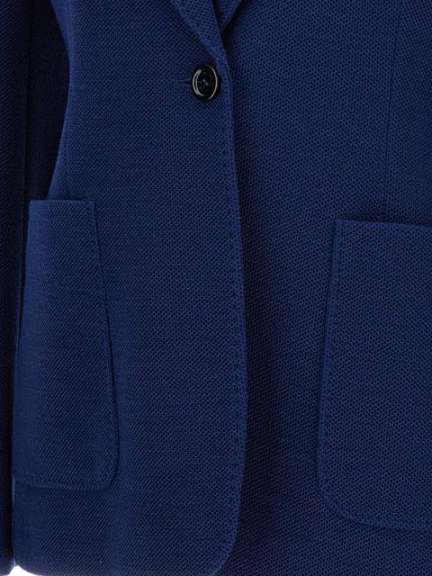 Max Mara patch-pocket blazer - Blue