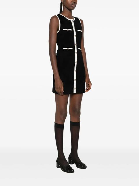 SANDRO sleeveless mini dress - Black