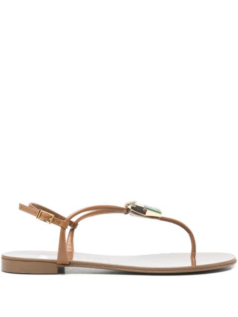 Giuseppe Zanotti leather sandals - Brown - zdjęcie produktu nr 1