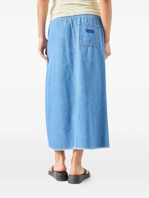 American Vintage Izeway elasticated-waistband skirt - Blue
