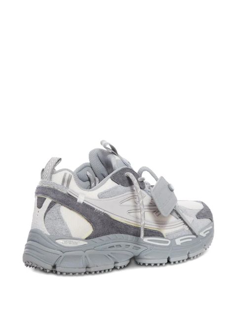 Off-White leather sneakers - Grey - zdjęcie produktu nr 2