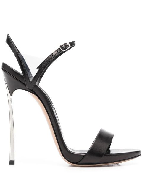 Casadei open-toe heeled sandals - Black - zdjęcie produktu nr 1