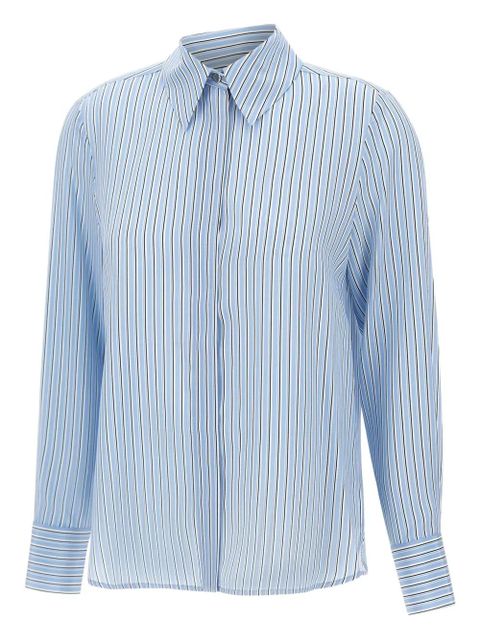 Max Mara Nola striped-pattern button shirt - Blue - zdjęcie produktu nr 1