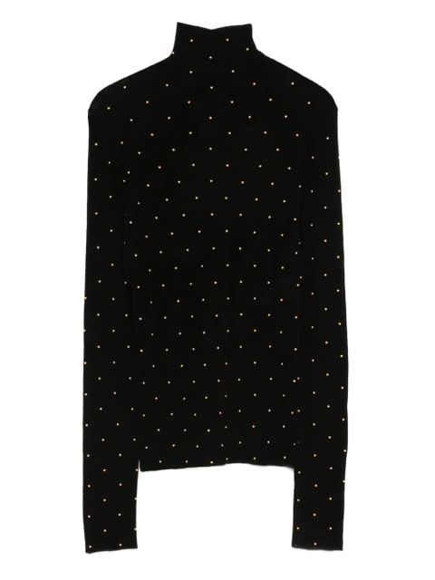 Rabanne stud-embellished jumper - Black - zdjęcie produktu nr 1