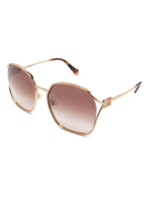 Miu Miu Eyewear square-frame sunglasses - Gold