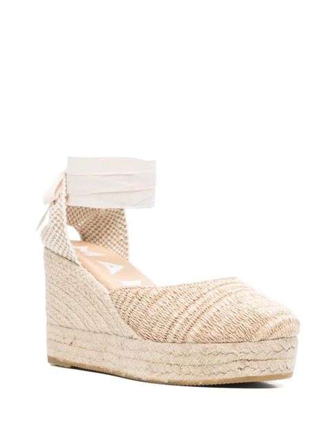 Manebi 100mm lace-up espadrilles - Neutrals - zdjęcie produktu nr 2