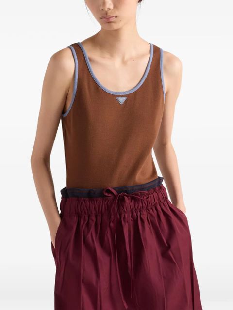 Prada old cotton tank top - Brown - zdjęcie produktu nr 2