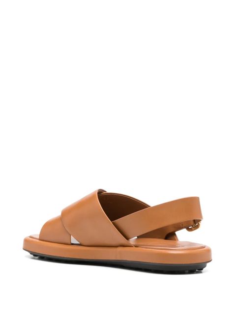 Tod's leather sandals - Brown