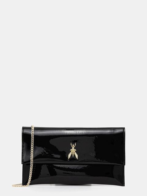 Patrizia Pepe kopertówka skórzana kolor czarny 2B5460 L125 - zdjęcie produktu nr 1