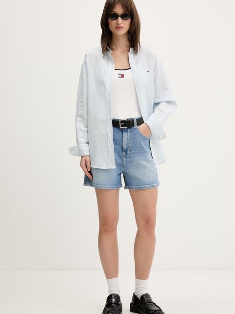 Tommy Jeans top damski bawełniany z elastanem - zdjęcie produktu nr 1
