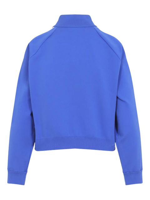Miu Miu stripe zip-fastening sweatshirt - Blue - zdjęcie produktu nr 2