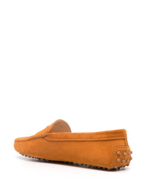 Tod's Gommino suede loafers - Orange