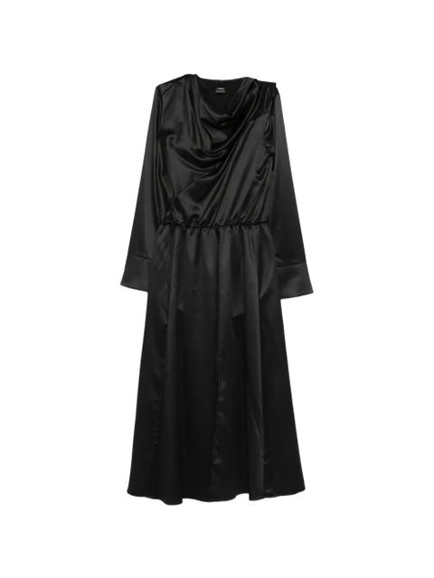 PINKO Maite cowl-neck split dress - Black - zdjęcie produktu nr 1