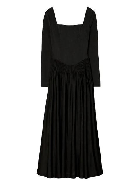 Tory Burch long-sleeve midi dress - Black - zdjęcie produktu nr 2