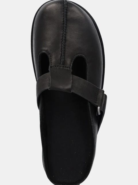 UGG klapki Goldenstar Hi Clog damskie kolor czarny na platformie 1169591-BLK