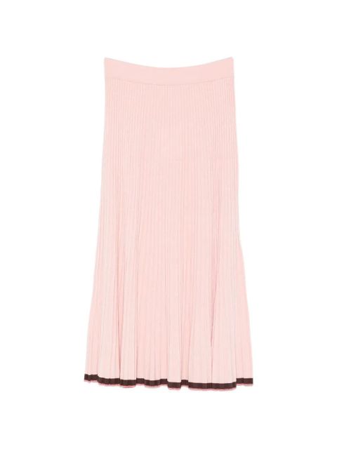 ZIMMERMANN contrast rib midi skirt - Pink - zdjęcie produktu nr 1