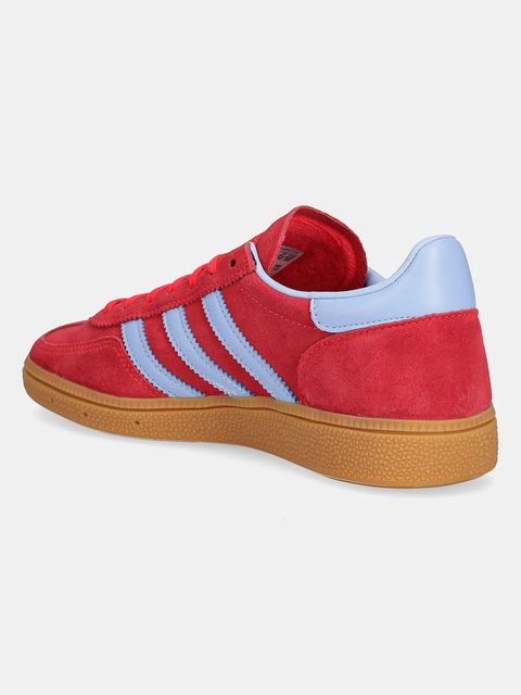 adidas Originals sneakersy zamszowe Handball Spezial damskie kolor czerwony JR3607