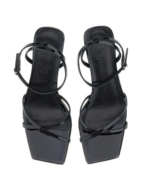 Aeyde criss-cross strap sandals - Black