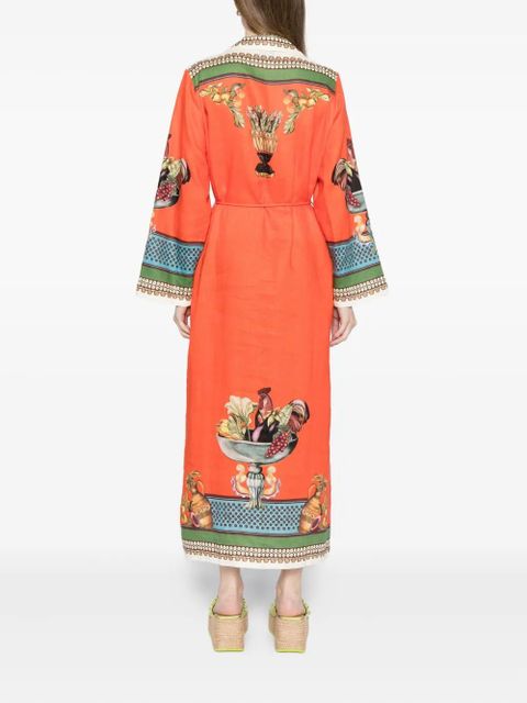 ALEMAIS Rocco shirt-dress - Orange