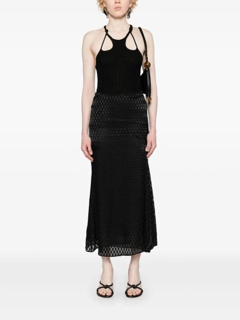 ISABEL MARANT Debra fine-ribbed tank top - Black - zdjęcie produktu nr 2