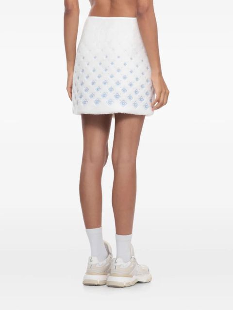 Casablanca floral-motif A-line skirt - White - zdjęcie produktu nr 2