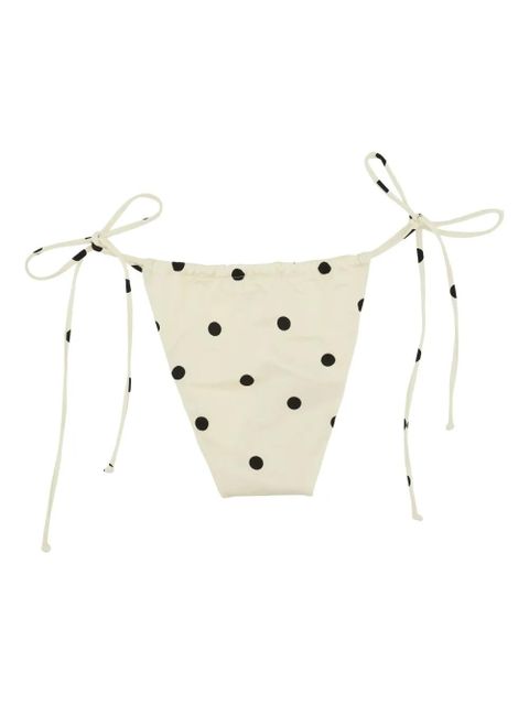 MC2 Saint Barth polka-dot bikini bottoms - Neutrals - zdjęcie produktu nr 1