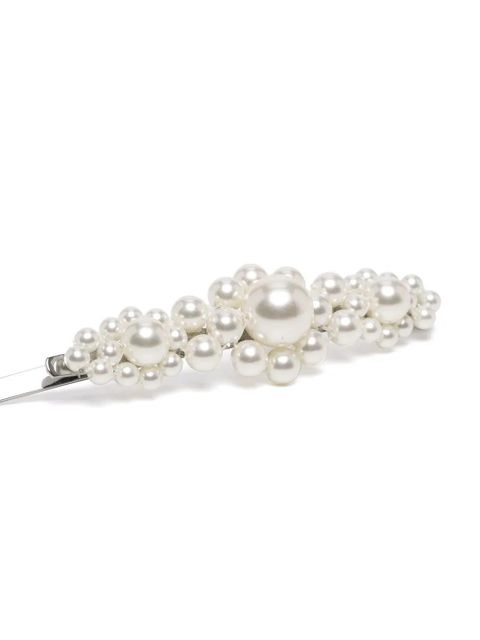 Simone Rocha pearl-embellished hair clip - Silver