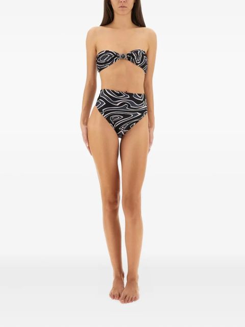 PUCCI graphic-print bikini briefs - Black