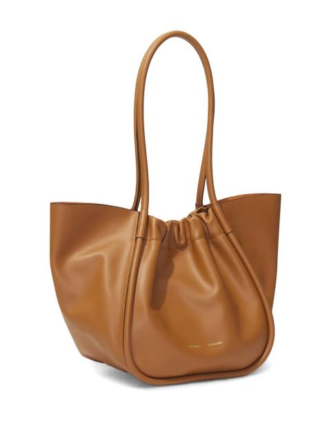 Proenza Schouler large ruched tote bag - Brown