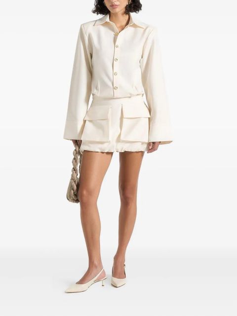 Manière De Voir Laure cargo shirt mini dress - Neutrals - zdjęcie produktu nr 2