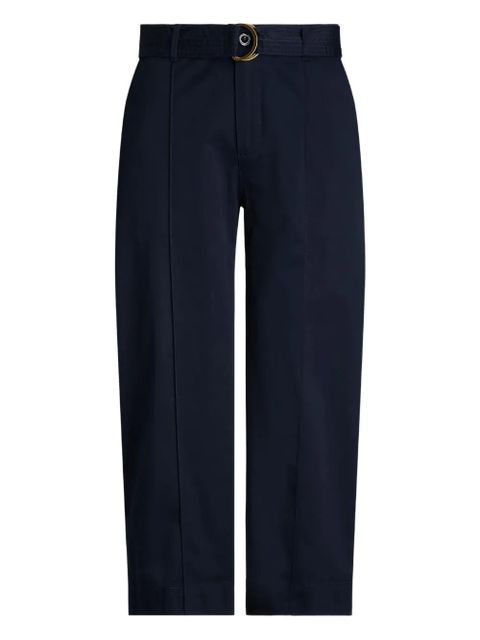 Lauren Ralph Lauren belt straight trousers - Blue - zdjęcie produktu nr 1