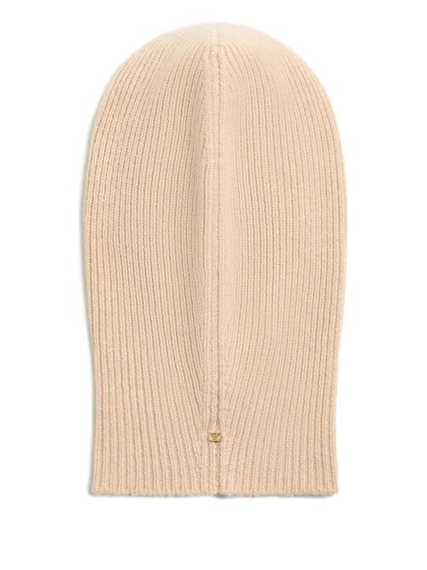 Valentino Garavani lace cashmere balaclava - DPT ALABASTER - zdjęcie produktu nr 2