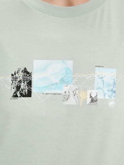 Mammut t-shirt sportowy Mountain damski kolor zielony 1017-06510