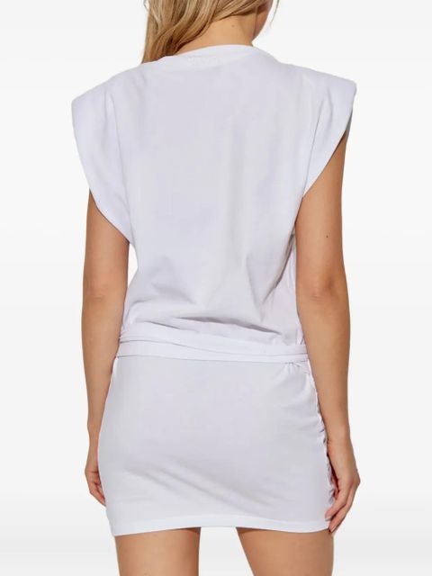 ISABEL MARANT Marielle wrap mini dress - White