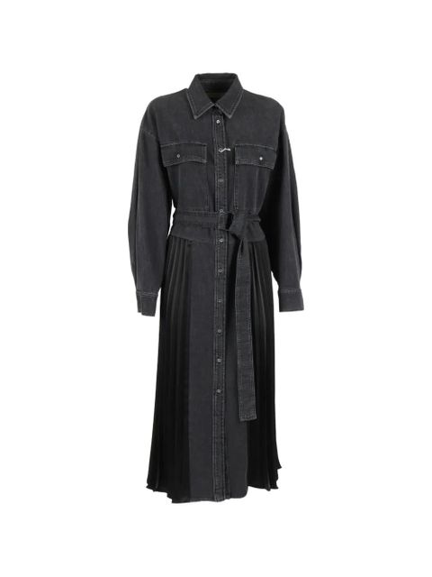 Weekend Max Mara Abito Citrato belted pleated dress - Black - zdjęcie produktu nr 1