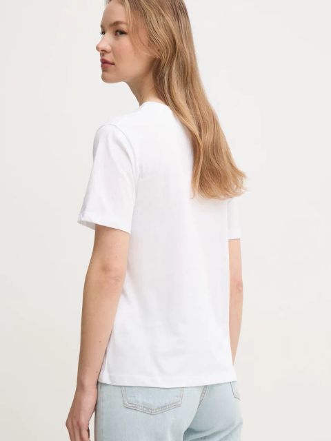 Pepe Jeans t-shirt bawełniany VENUSA damski kolor biały PL506056