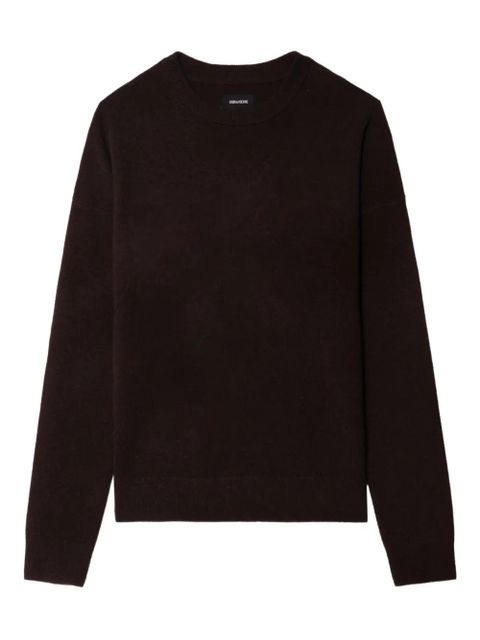 Zadig&Voltaire Cici heart-patch sweater - Brown - zdjęcie produktu nr 1