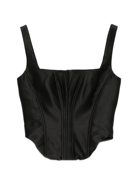 Self-Portrait V-neck corset - Black - zdjęcie produktu nr 1
