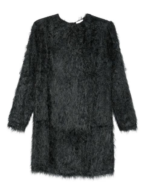 Alysi textured-finish long-sleeved dress - Black - zdjęcie produktu nr 1