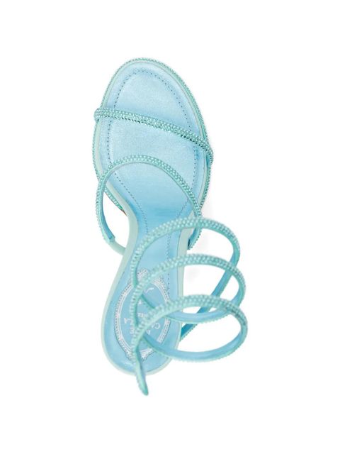 René Caovilla 105mm Cleo sandals - Blue