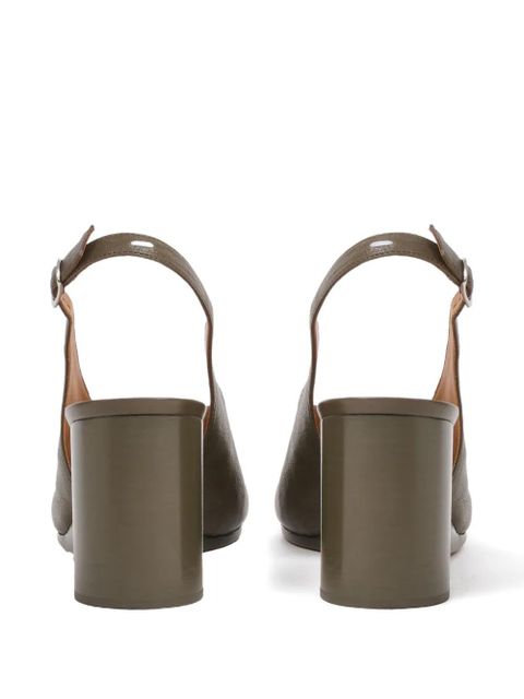 Maison Margiela leather pumps - Green