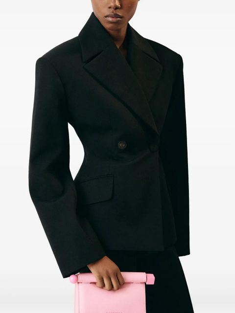 Jacquemus Rond Carré clutch bag - Pink