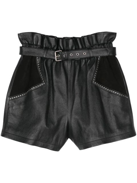 Saint Laurent studded shorts - Black - zdjęcie produktu nr 1