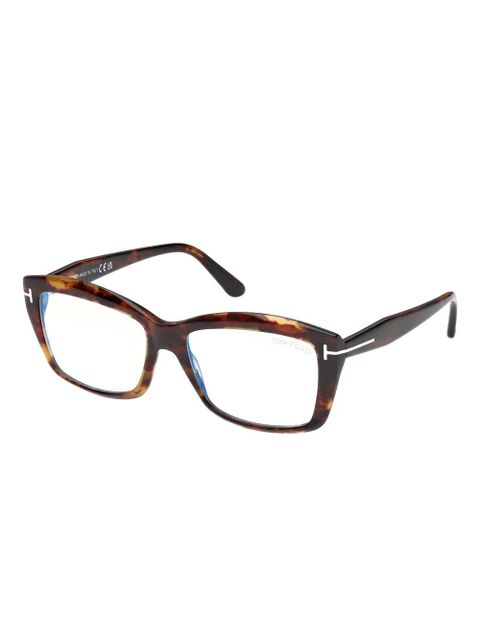 TOM FORD Eyewear square-frame glasses - Brown