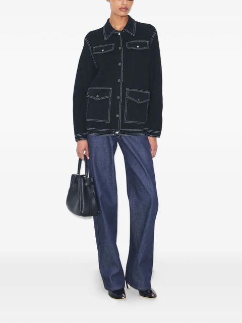 Tory Burch topstitch jacket - Black - zdjęcie produktu nr 1