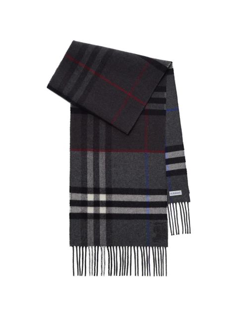 Burberry checkered scarf - Grey - zdjęcie produktu nr 2