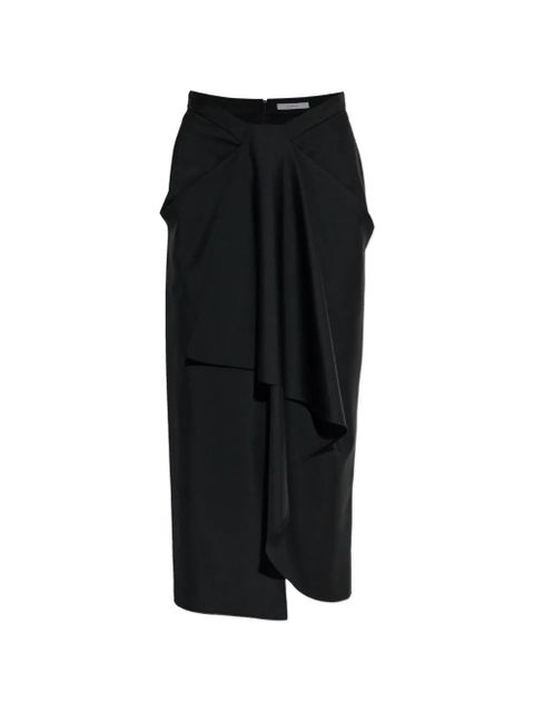 Givenchy draped midi skirt - Black - zdjęcie produktu nr 1